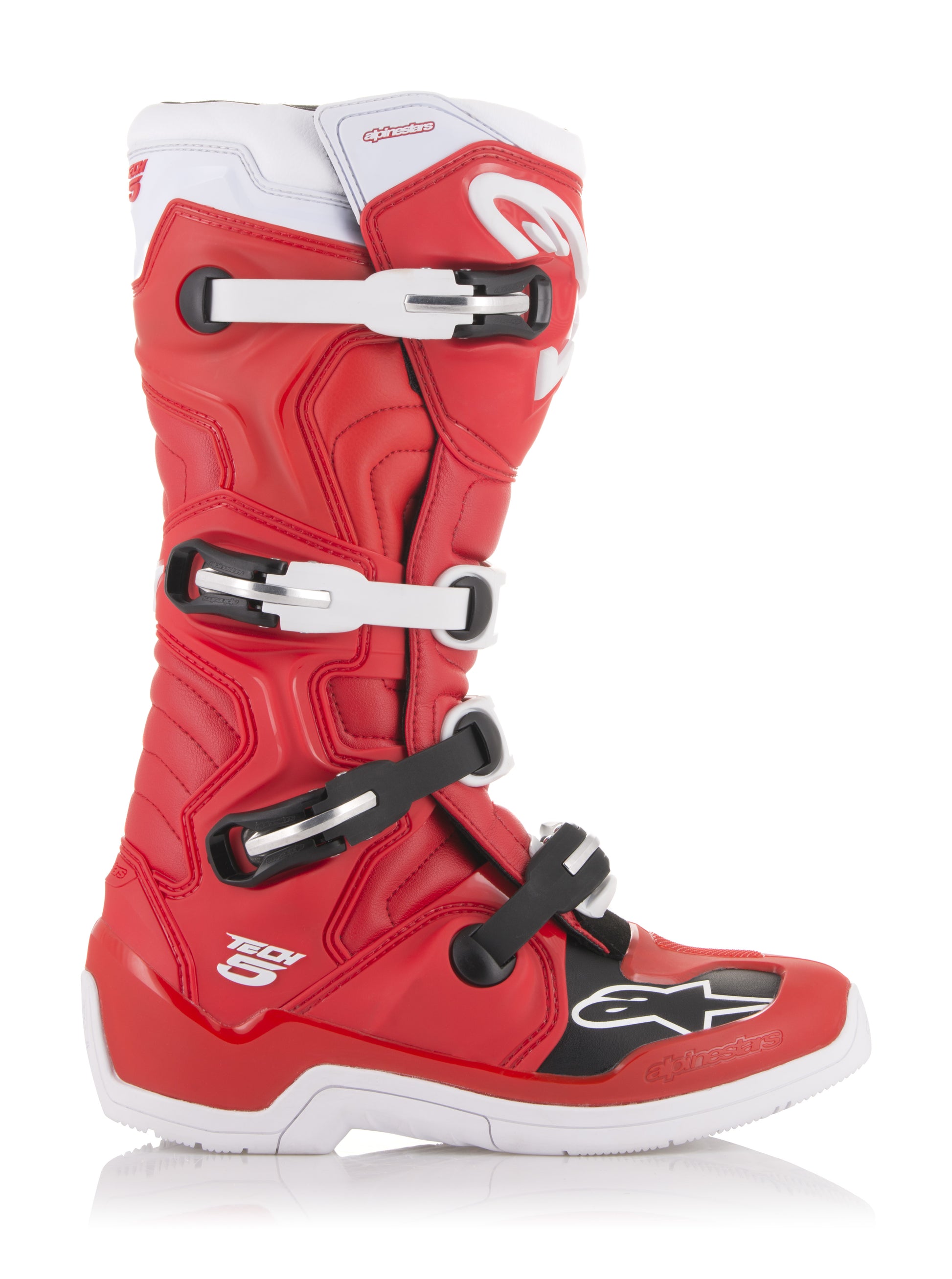 Tech 5 Boots Red/White Sz 13