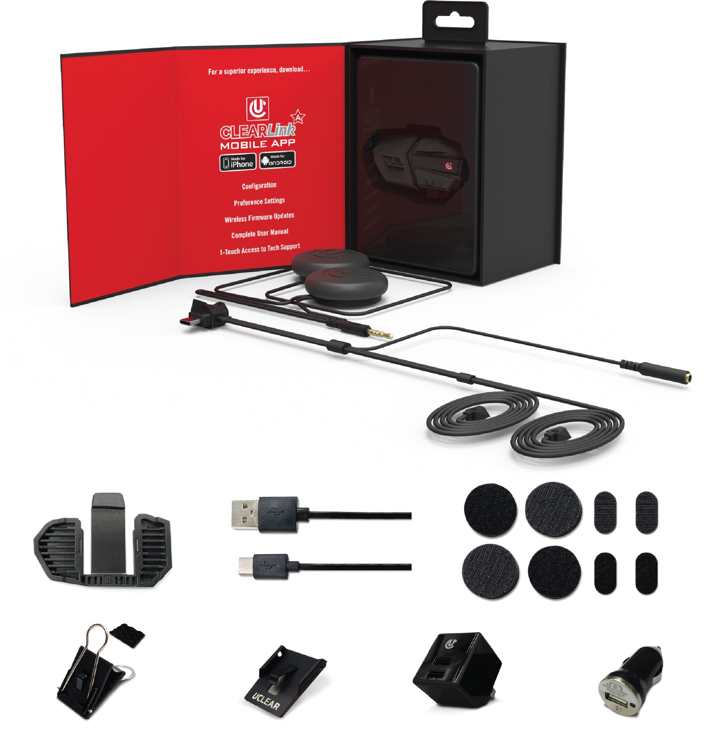 Motion Hdx V Single Kit Helmet Audio Single Kit