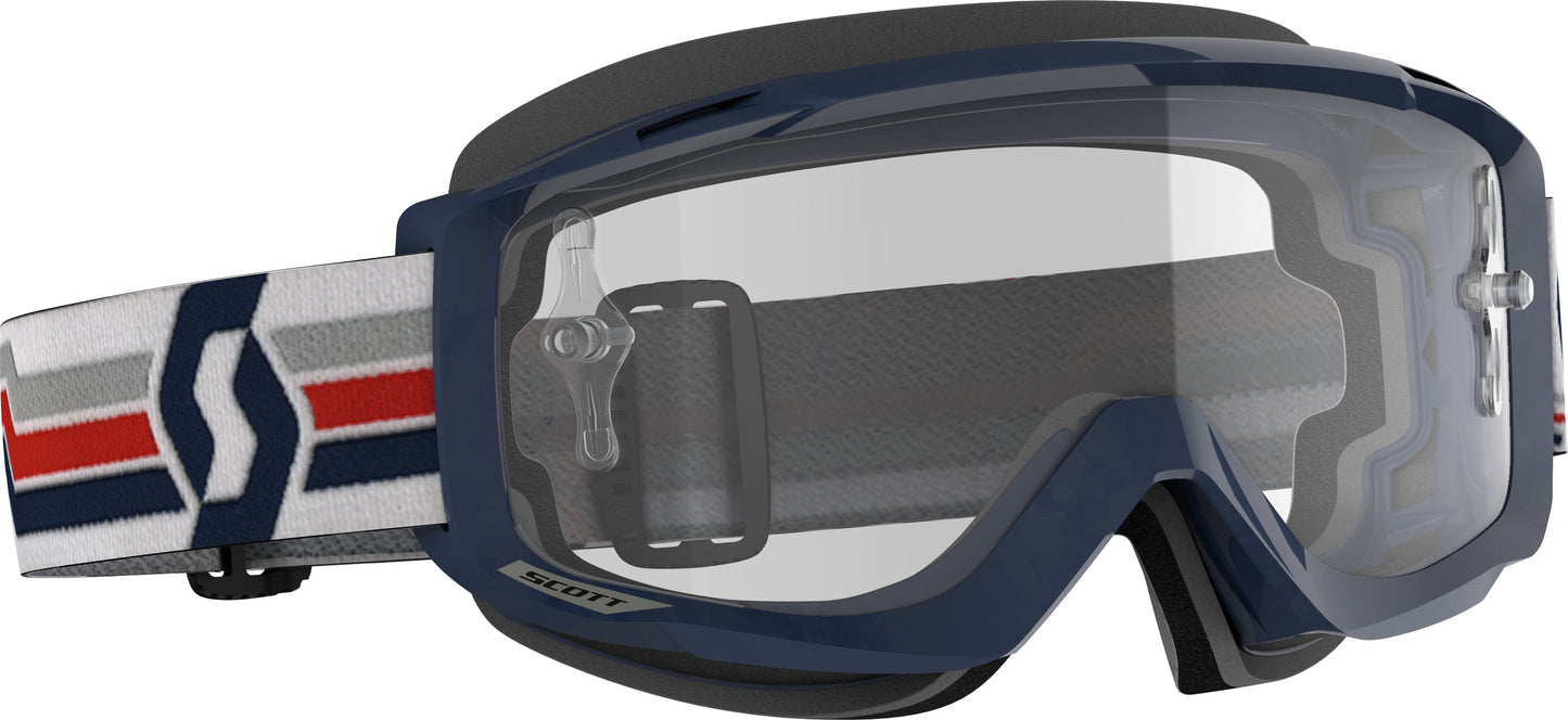 Split Otg Goggle Blue/White Clear Works