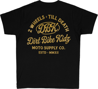 Gold Nugget Youth Tee Black Yx