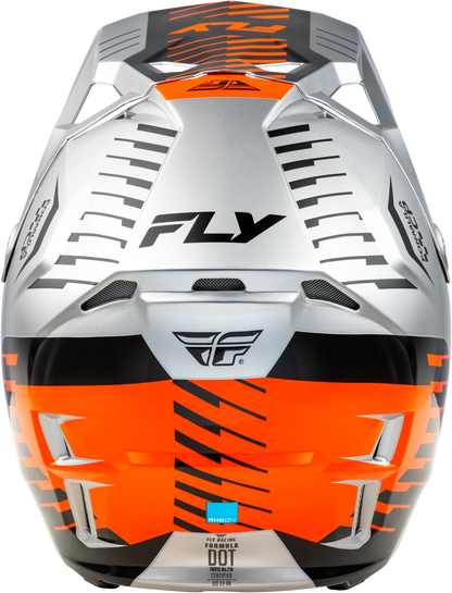 Youth Formula Cp Slice Helmet Grey/Orange/Black Yl
