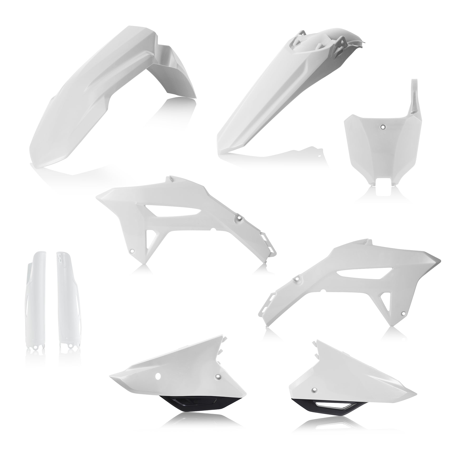 Plastic Kit  Full Hon White W/Black