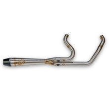 Intmdtr M8 Softail Mid Brushed Ss W/Black End Cap
