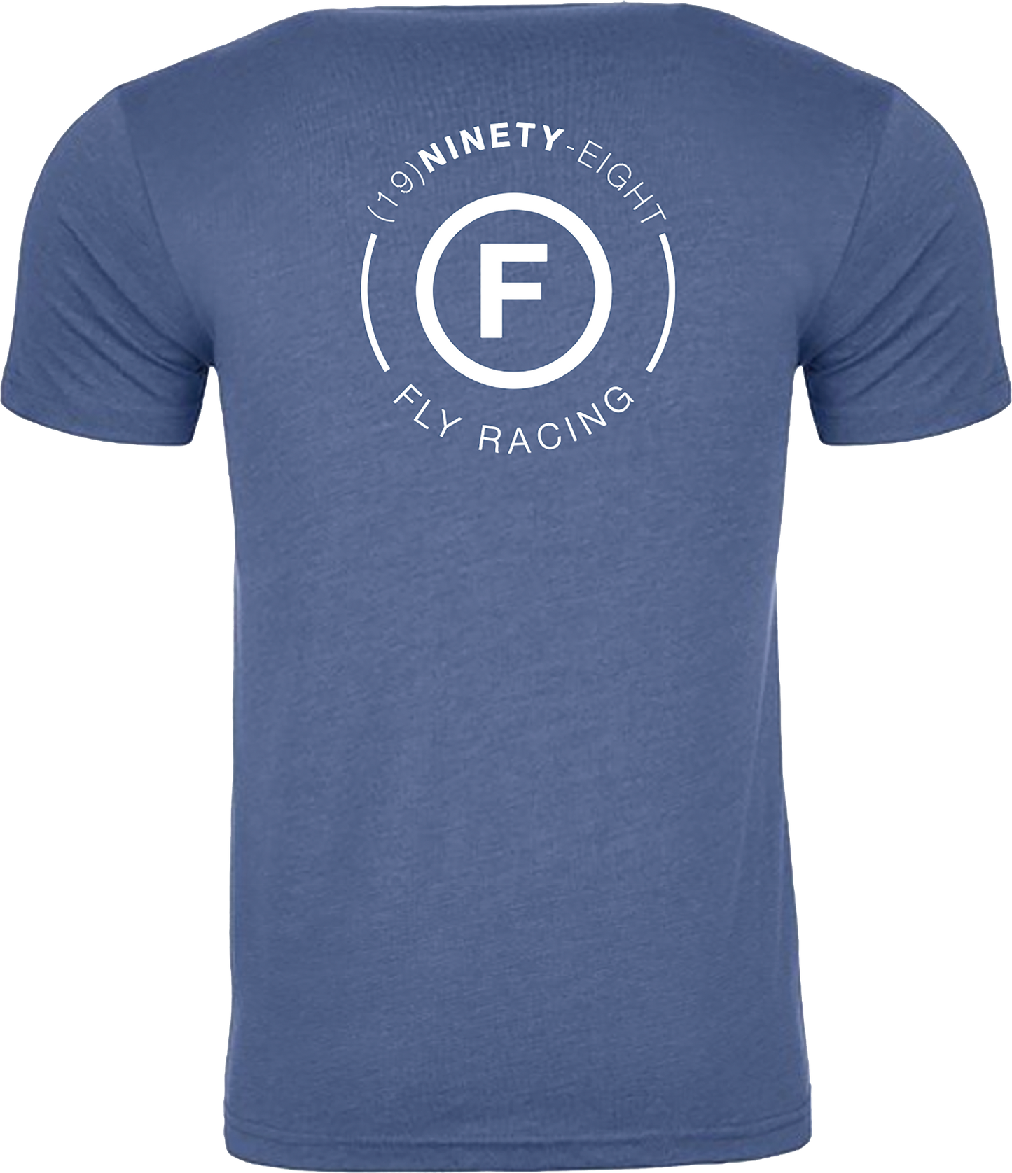 Fly Atom Tee Cool Blue Heather Sm