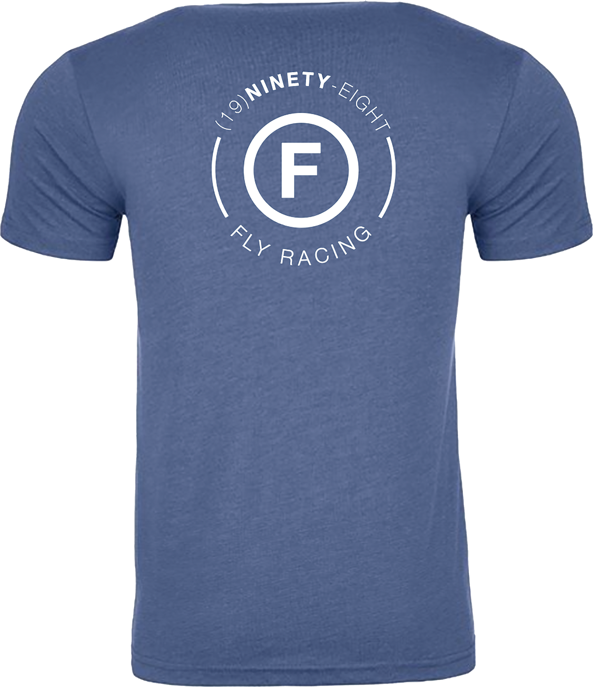 Fly Atom Tee Cool Blue Heather Sm