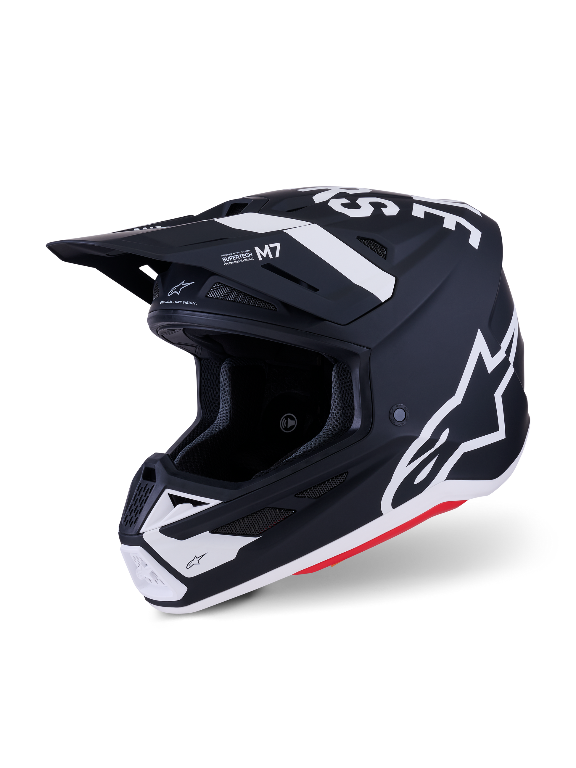 Sm7 Dasher Helmet Blk/Wht Matt Md
