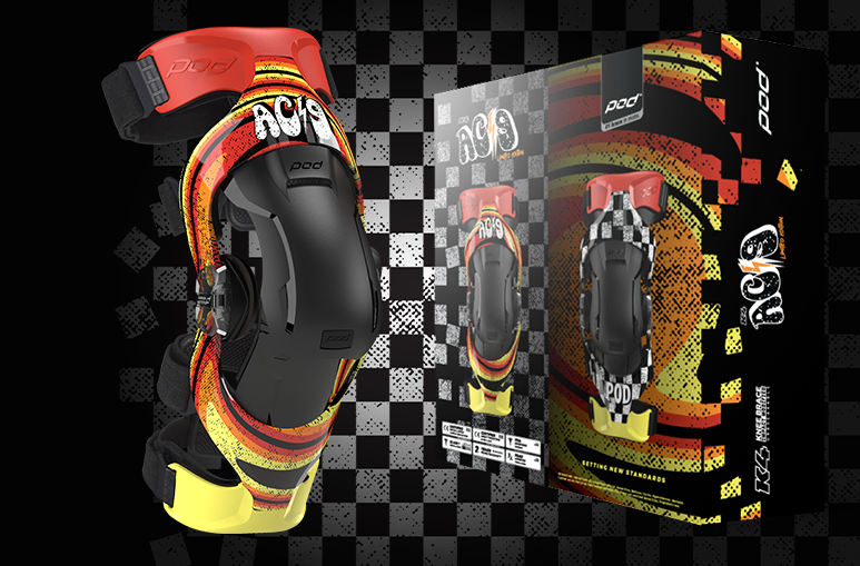 K4 V2 Le Ac2 Knee Brace Pr Md/Lg