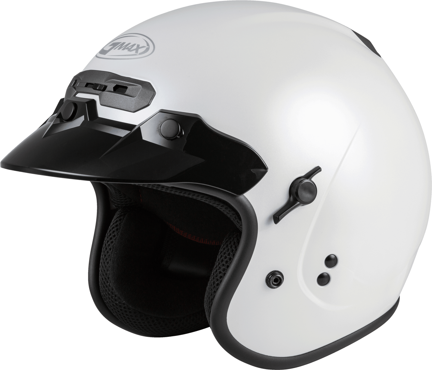 Gm 32 Open Face Helmet Pearl White Sm