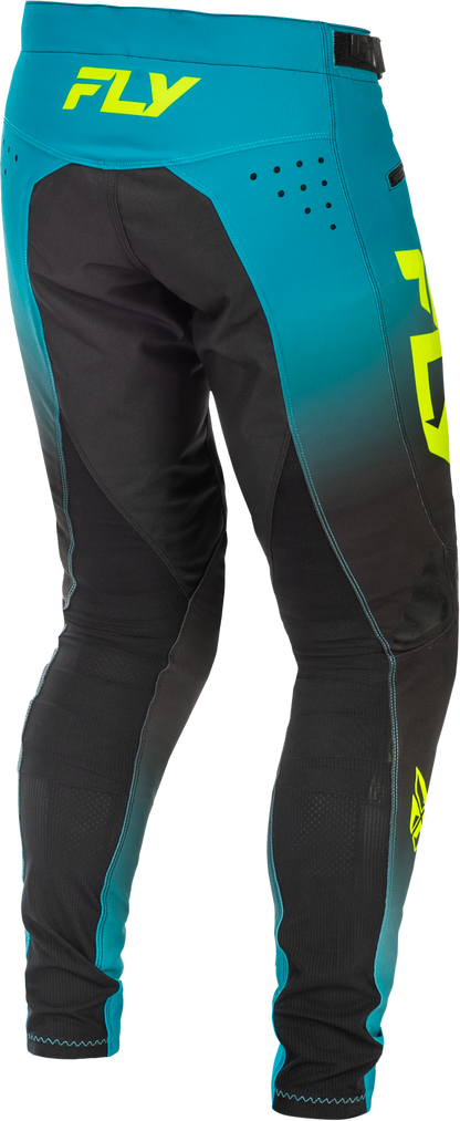 Youth Rayce Bicycle Pants Teal/Black/Lime Sz 20