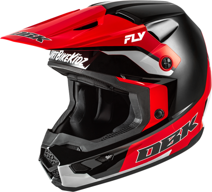 Kinetic Dbk Helmet Black/Red/Grey Md