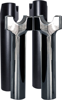 Chubby 6" Straight Risers Black