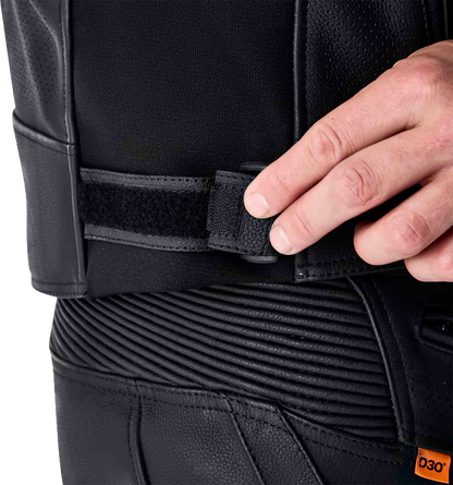 Tractech Evo D3o Jacket Blk/Whi Leather Xl