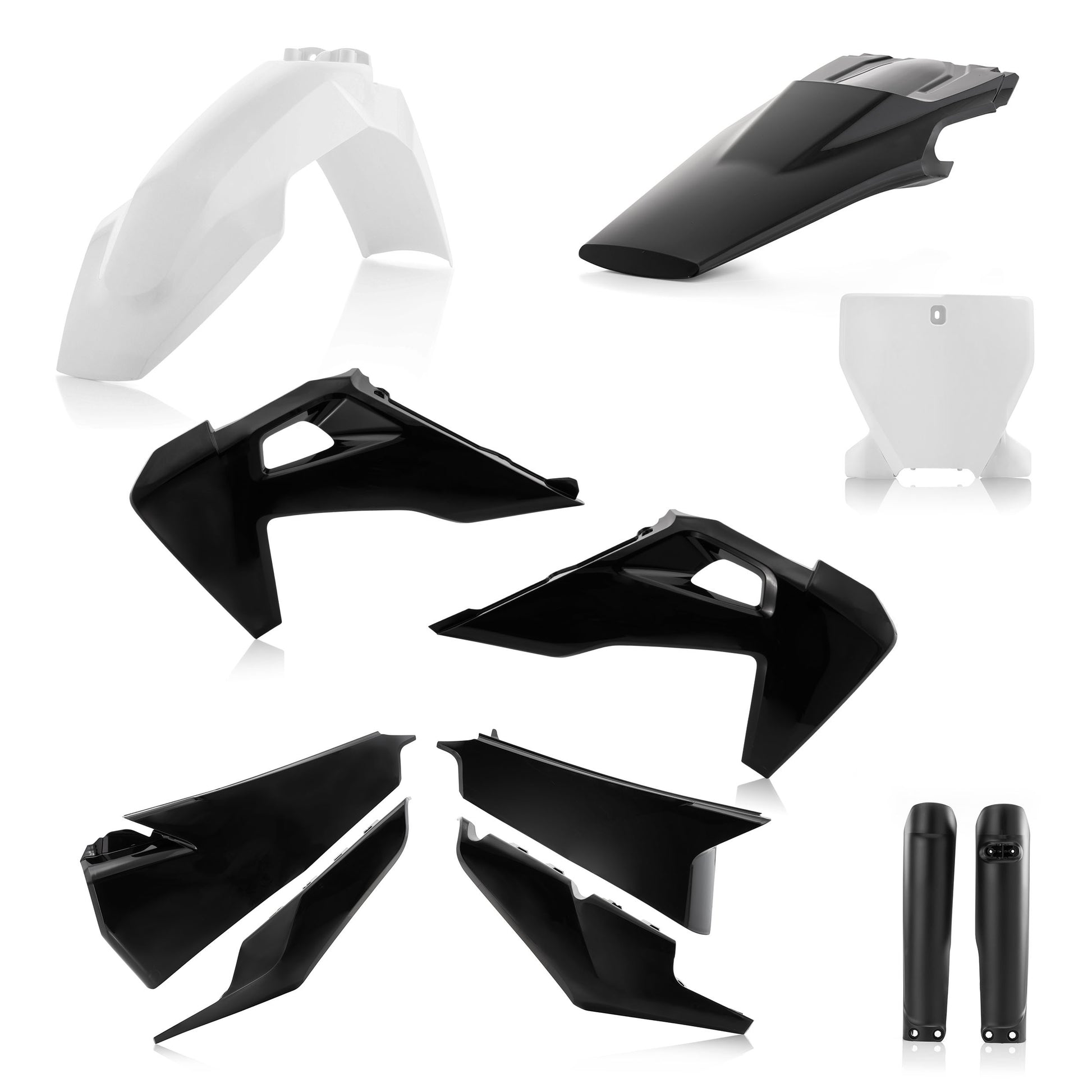 Full Plastic Kit Hus White/Black