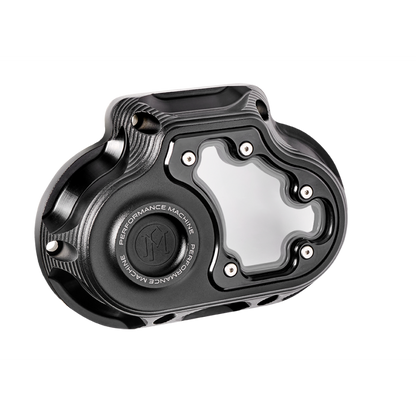 Performance Machine  Vision Clutch Cover W/Bezel - Black Ops