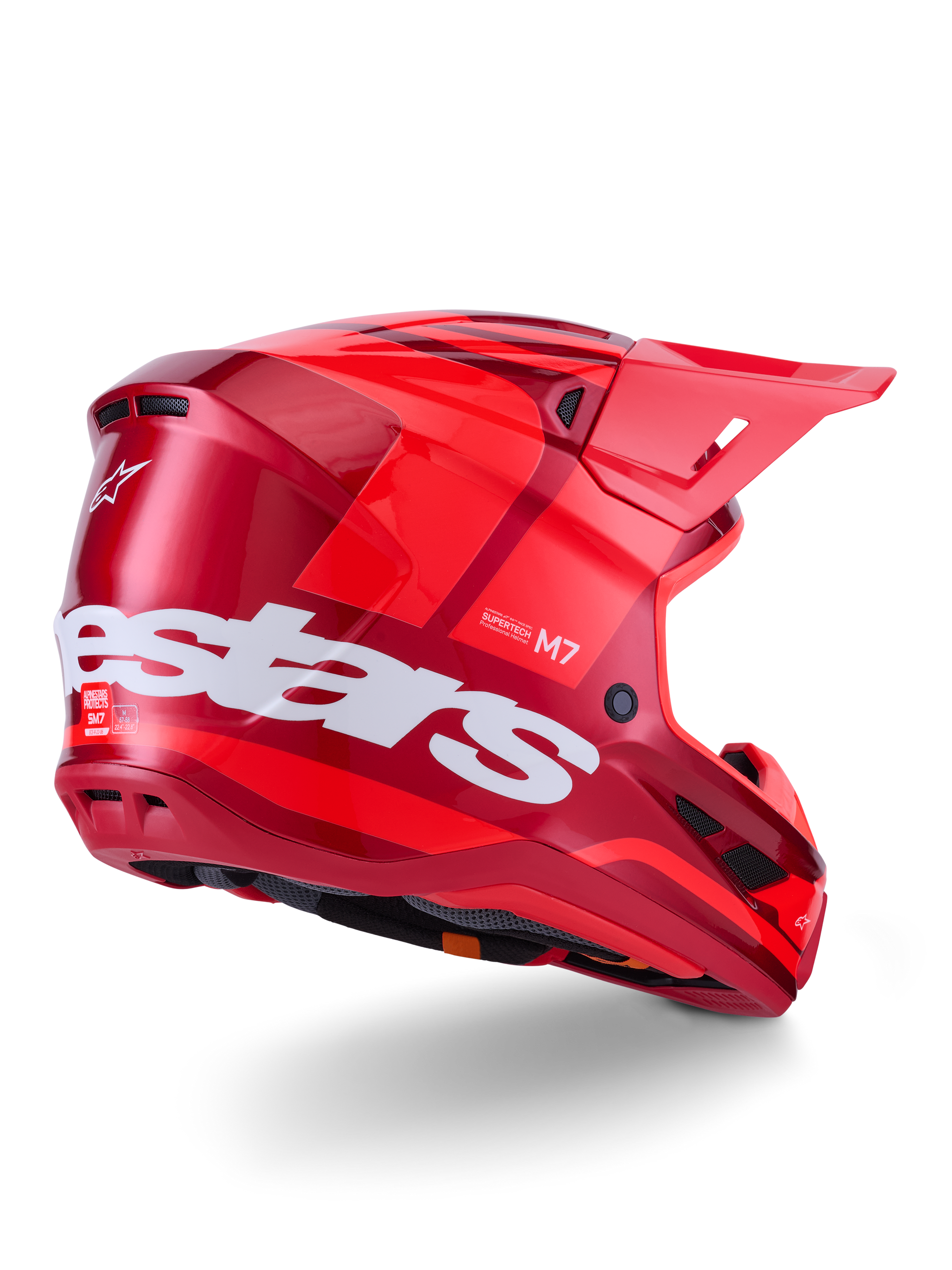 Sm7 Core Helmet Red Glossy 2x