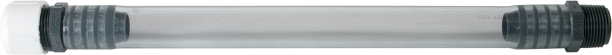 Filler Hose W/Screw Cap Clear 12"