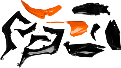Full Plastic Kit Hon Orange/Black
