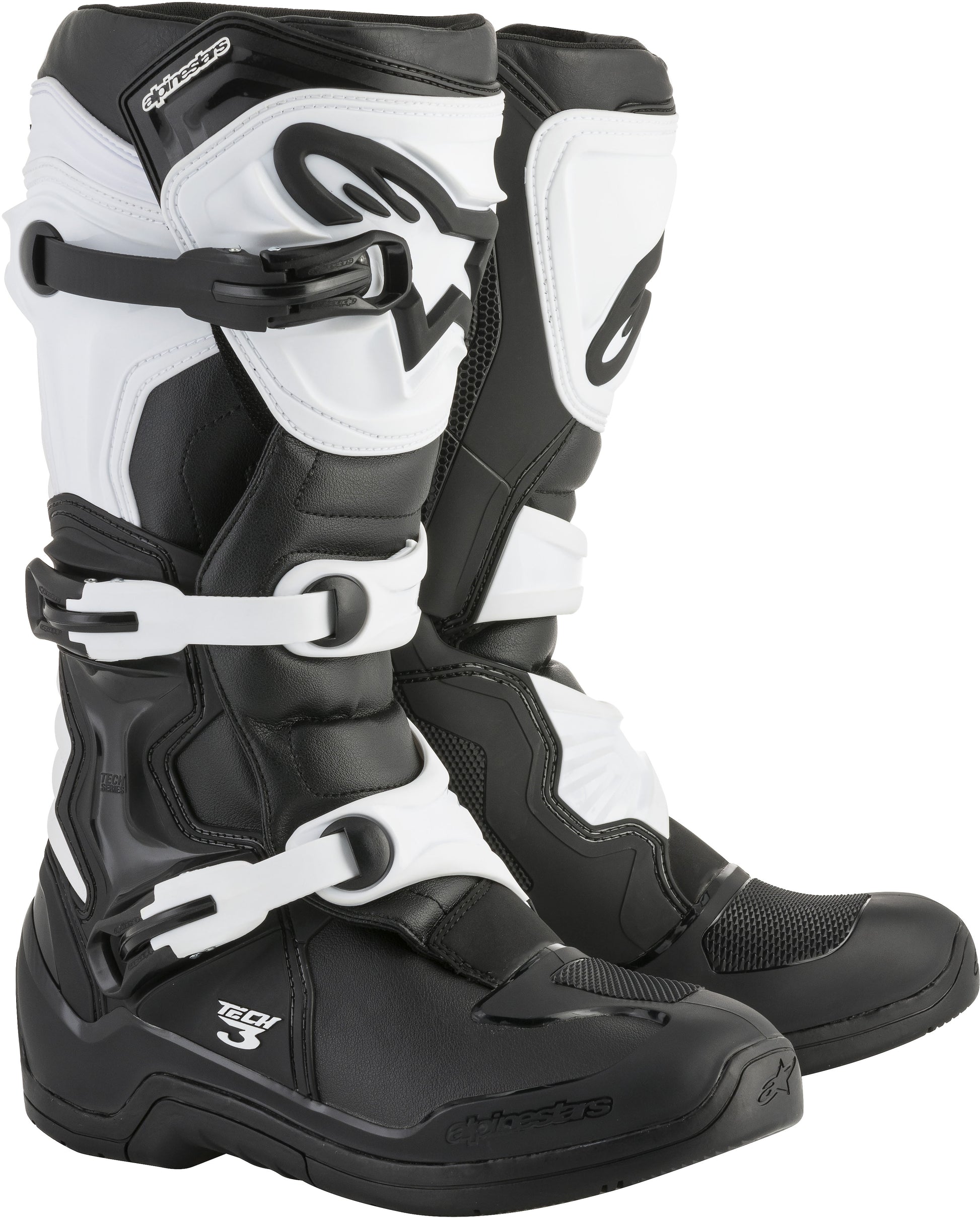 Tech 3 Boots Black/White Sz 08