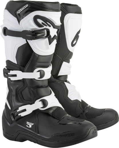 Tech 3 Boots Black/White Sz 09
