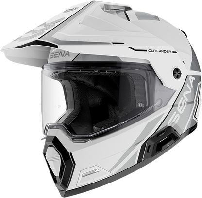 Outlander  Smart Ds Helmet White Sm