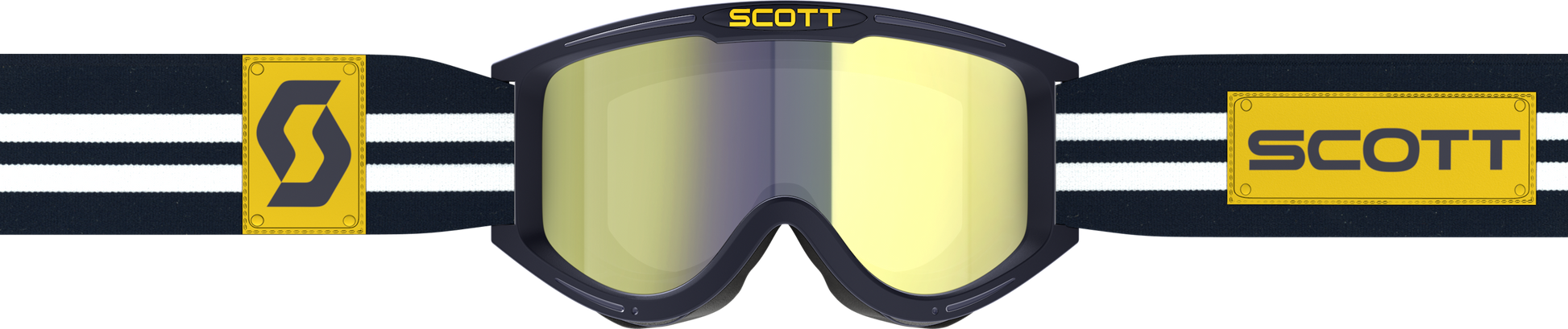 89x Era Goggle Blue/White Yellow Chrome