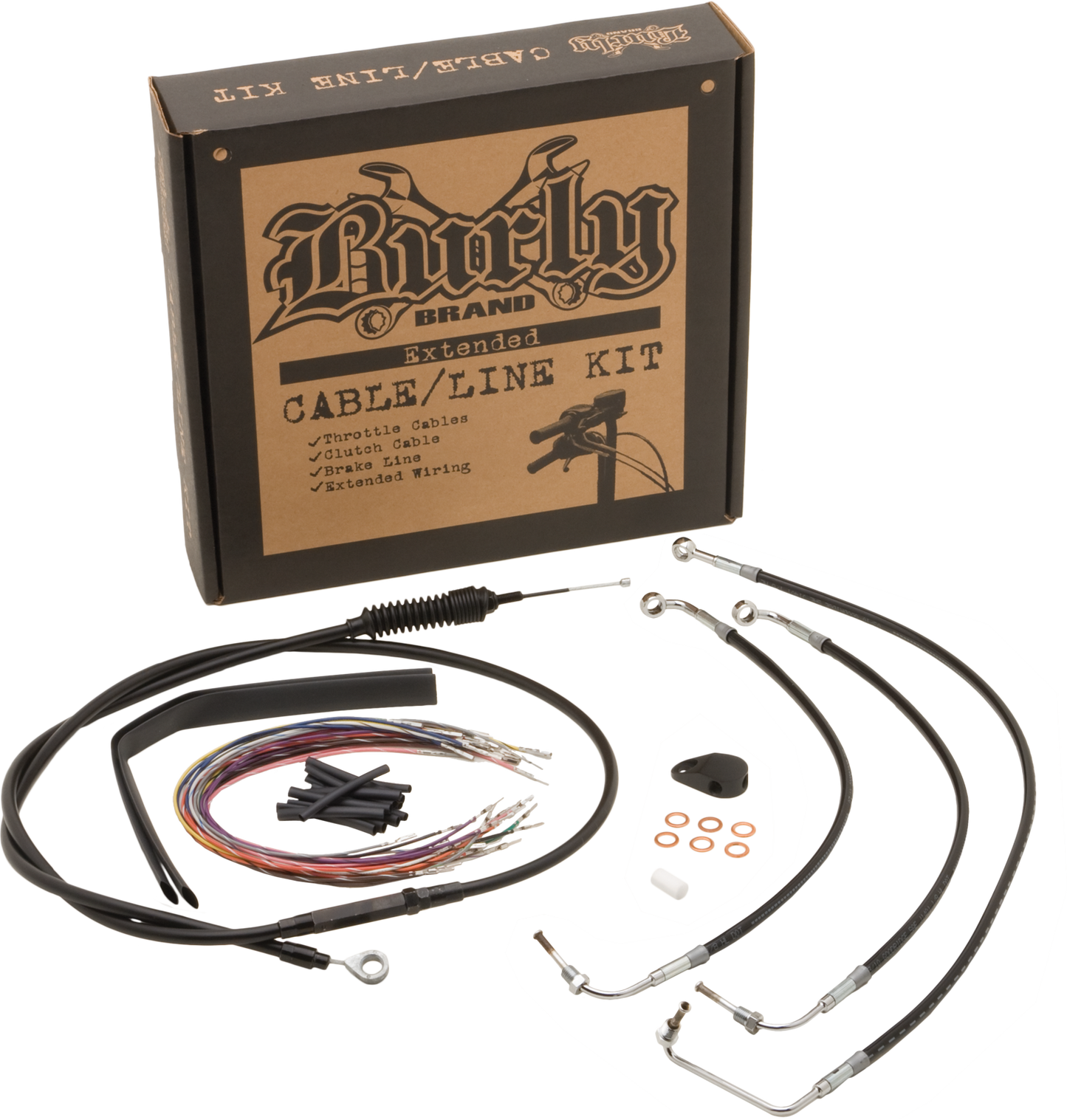 Burly Cntrl Kit Bagger Ape 13" Black
