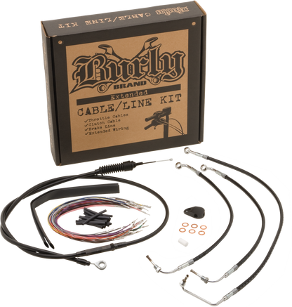 Burly Cntrl Kit 16" Ape Stainless Non Abs