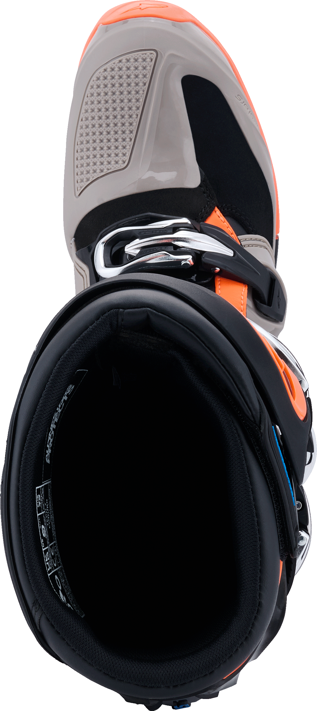 Tech 7 Enduro Blk/Warm Gry/Orange Fluo 11