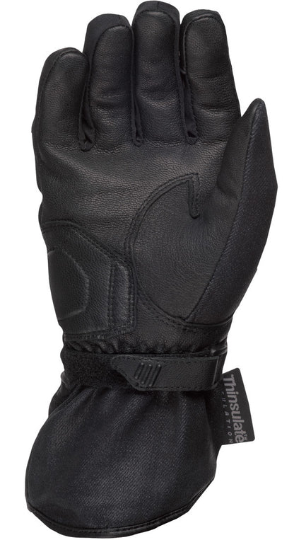 Women's Black Rose Gloves Black Sm