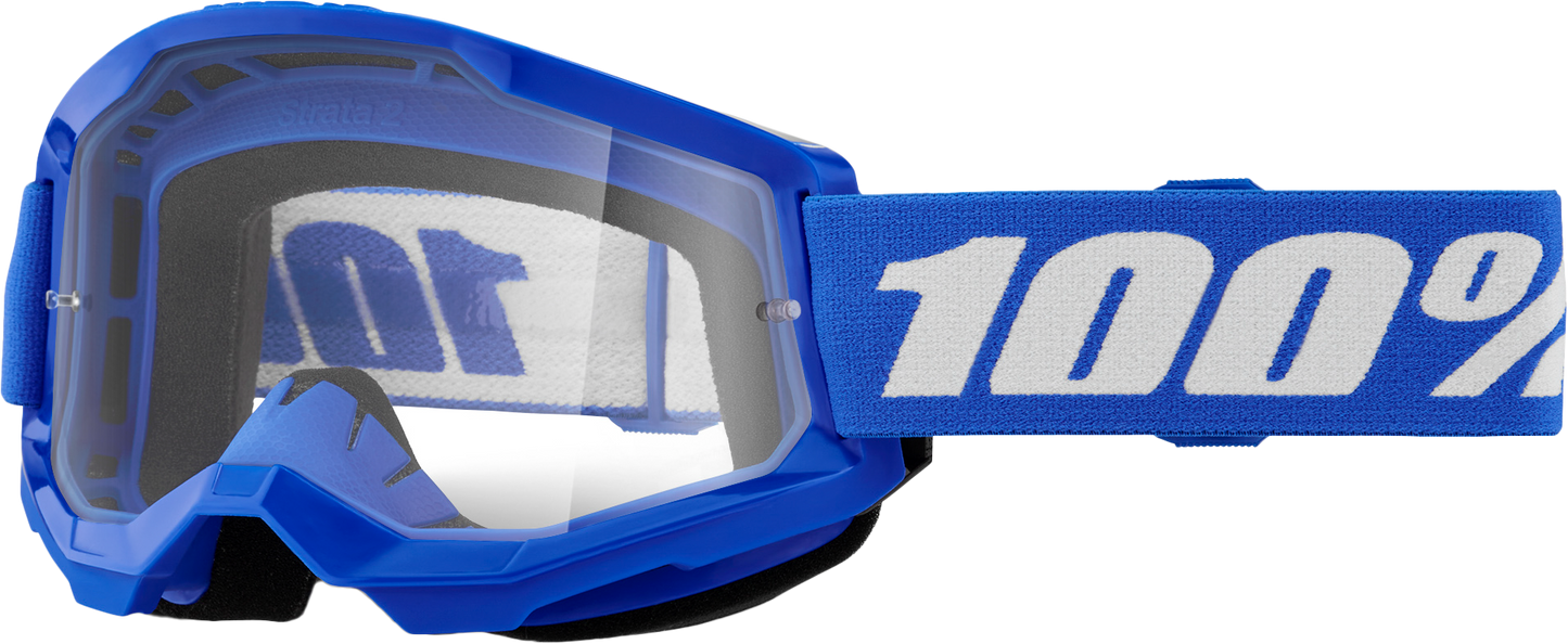 Strata 2 Goggle Blue Clear Lens
