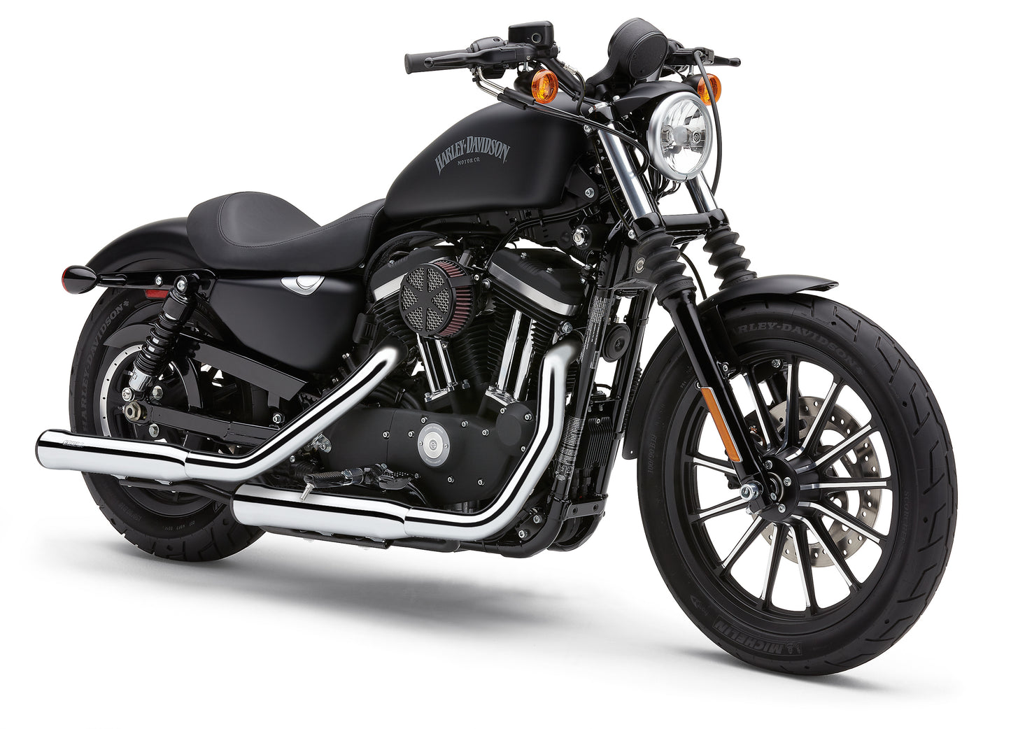3" Rpt Slip Ons Chrome Sportster 14 22