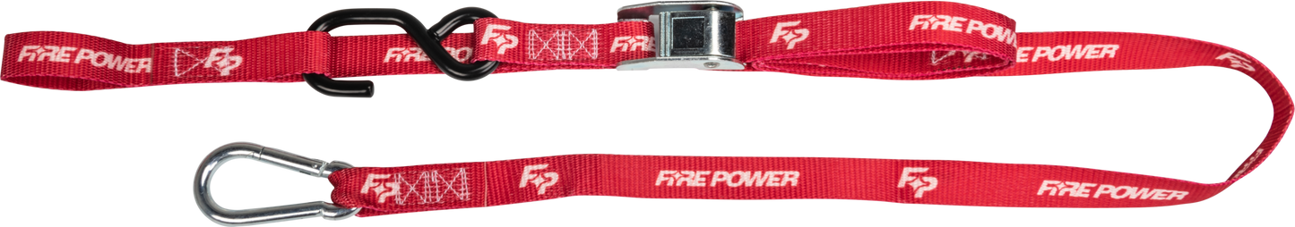 1" Tie Down Soft Tie Red 2/Pk