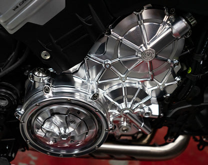 Motocorse Billet Aluminum Clutch Crankcase Cover for the Ducati Streetfighter V4 (2025+)
