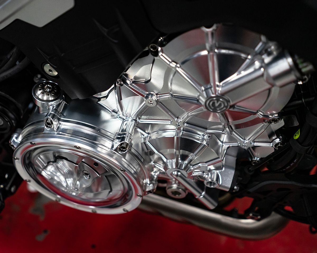 Motocorse Billet Aluminum Clutch Crankcase Cover for the Ducati Diavel V4