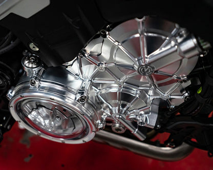 Motocorse Billet Aluminum Clutch Crankcase Cover for the Ducati Streetfighter V4 (20-24)