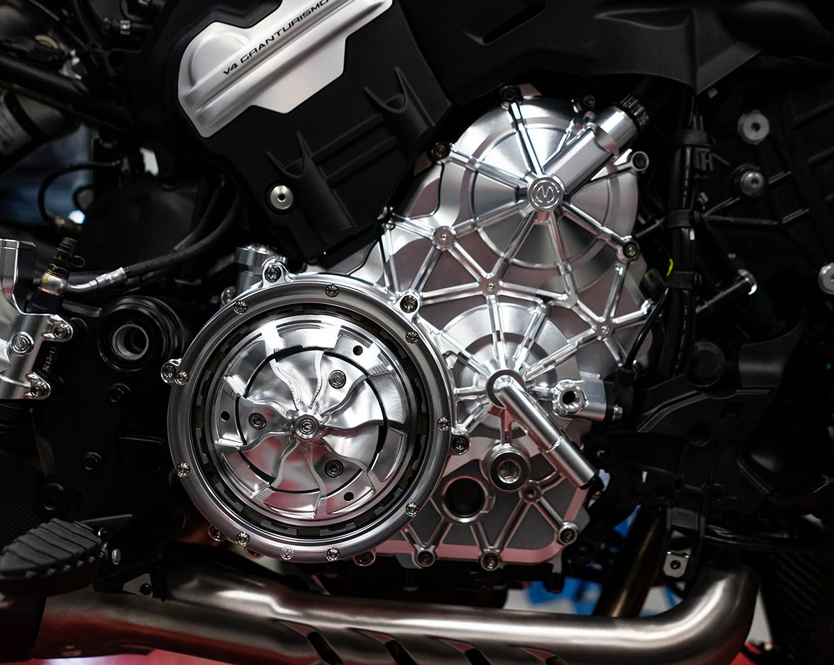 Motocorse Billet Aluminum Clutch Crankcase Cover for the Ducati Streetfighter V4 (2025+)