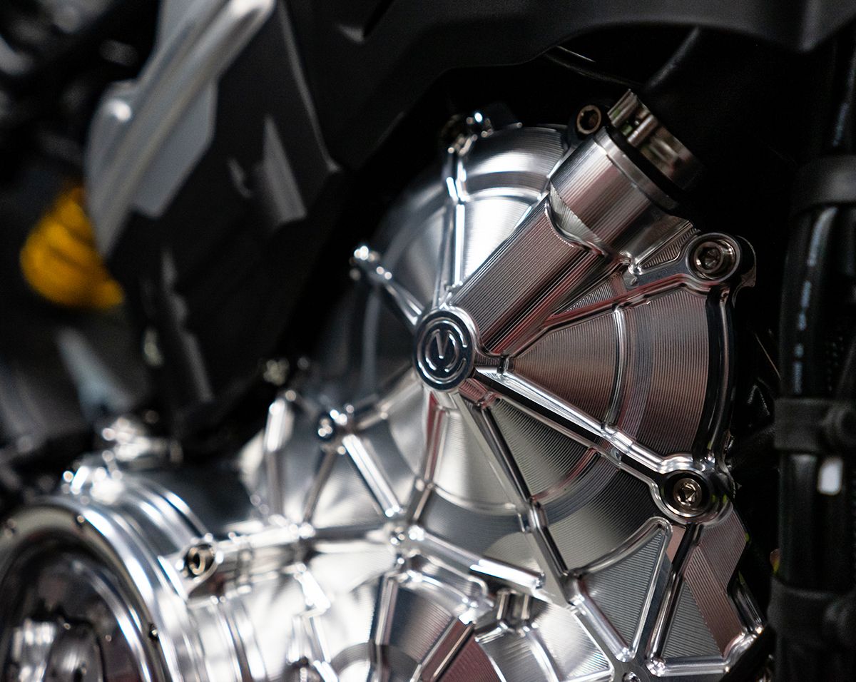 Motocorse Billet Aluminum Clutch Crankcase Cover for the Ducati Streetfighter V4 (2025+)