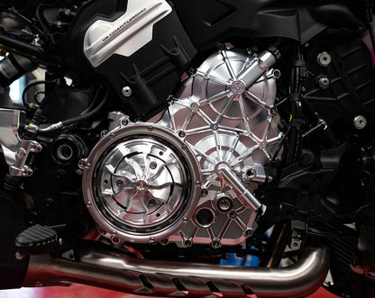 Motocorse Billet Aluminum Clutch Crankcase Cover for the Ducati Streetfighter V4 (2025+)
