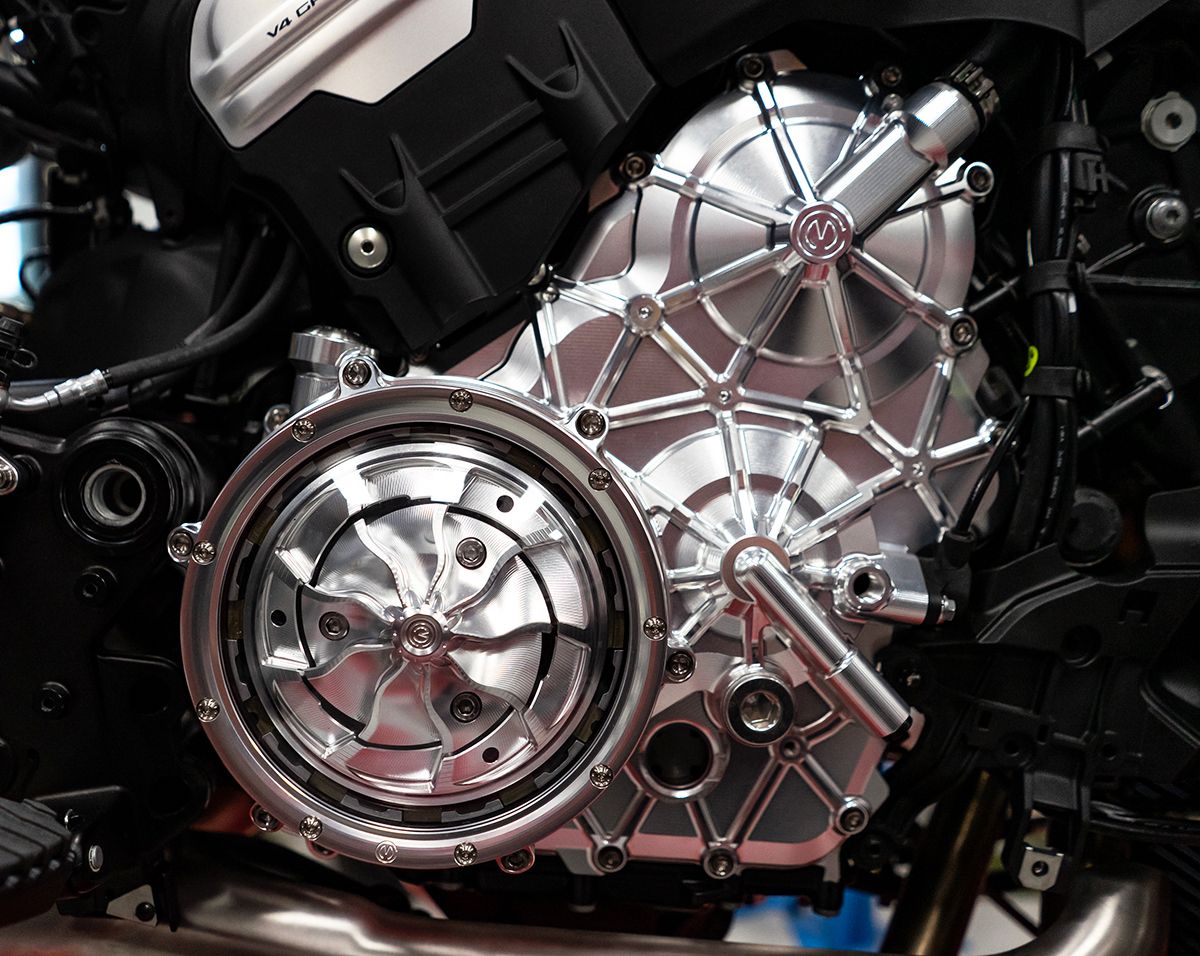 Motocorse Billet Aluminum Clutch Crankcase Cover for the Ducati Streetfighter V4 (2025+)