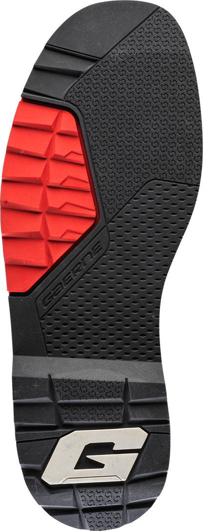 Sg 22 Boot Sole Pair Black/Red Sz 12