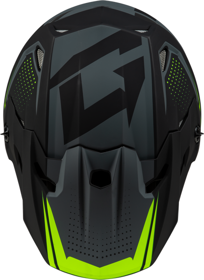 Mx 96 502 Helmet Matte Grey/Hi Viz Sm
