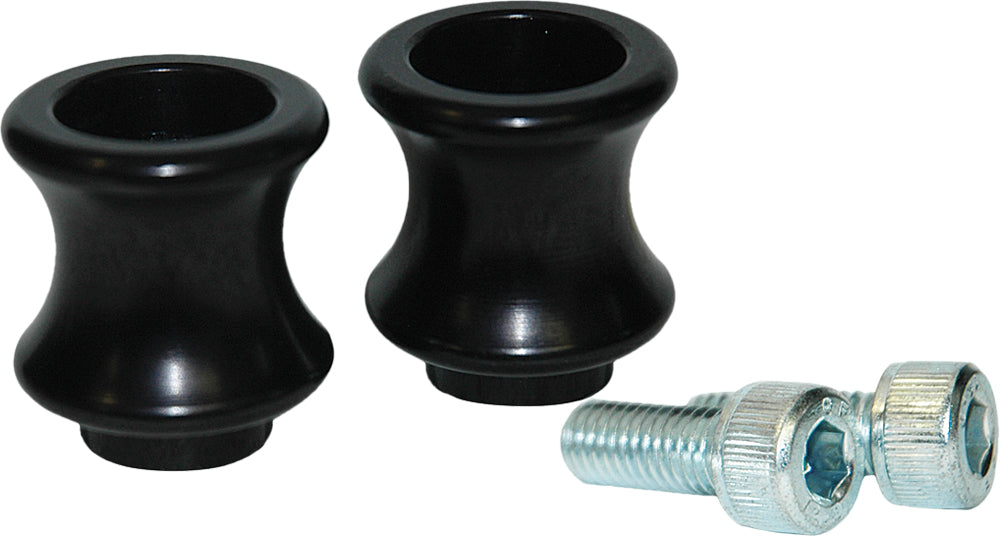 Swingarm Spools 6mm Blk Yam