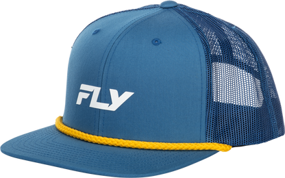 Fly Trucker Hat Blue/Yellow
