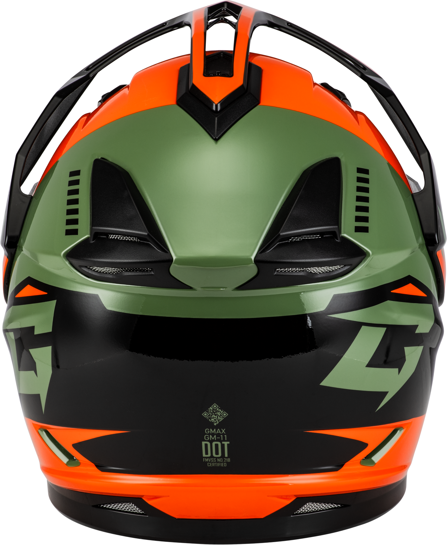 Gm 11 Ronin Helmet Orange/Green/Black 2x