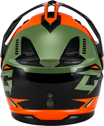 Gm 11 Ronin Helmet Orange/Green/Black Md