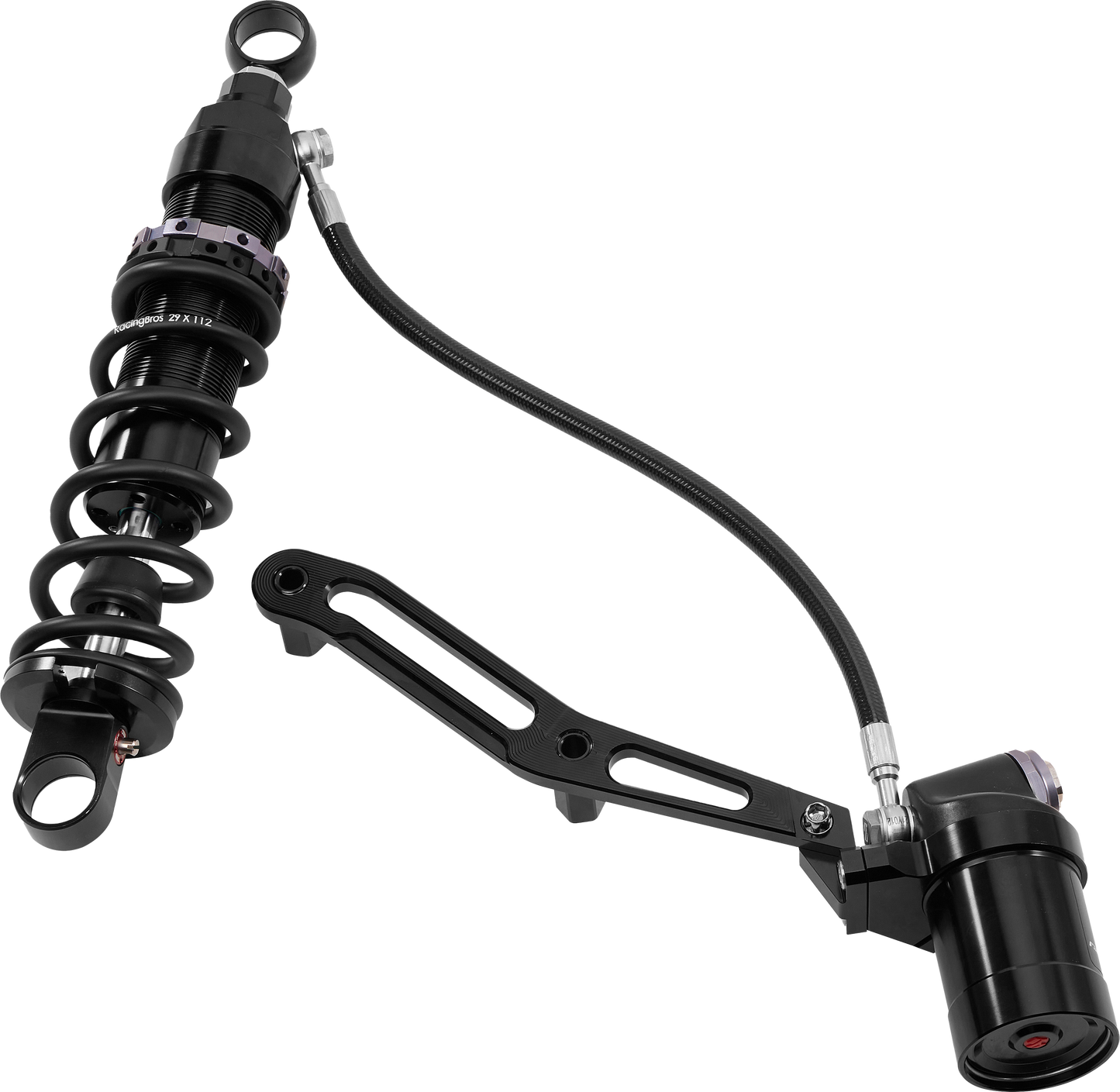 Touring Remote Res Shocks 14" Std Weight Billet Bracket