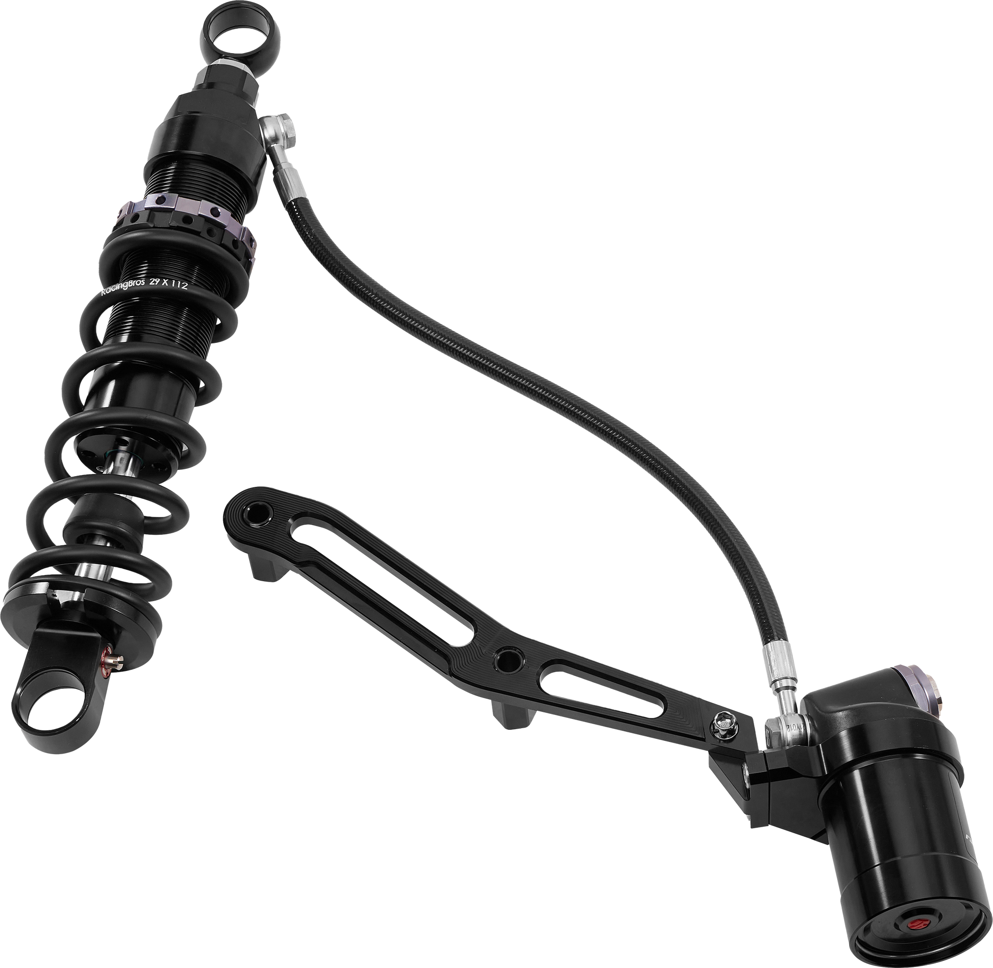 Touring Remote Res Shocks 13"Std Weight Billet Bracket