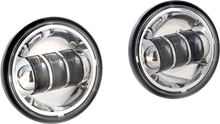 4.5" Led Passing Lights Chrome
