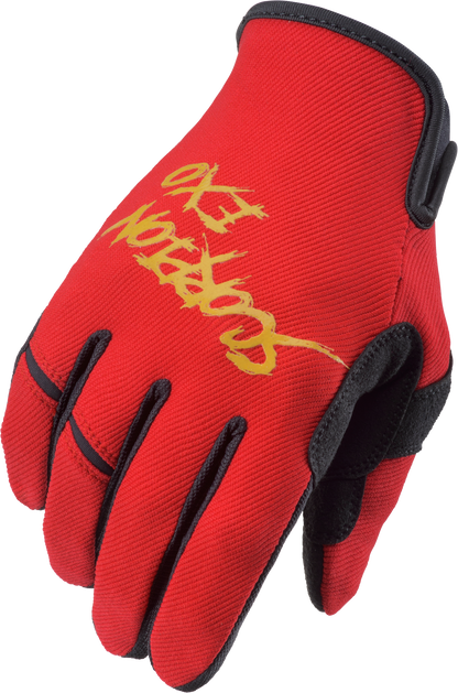 Air Stretch Gloves Grind Red/Gold 3x