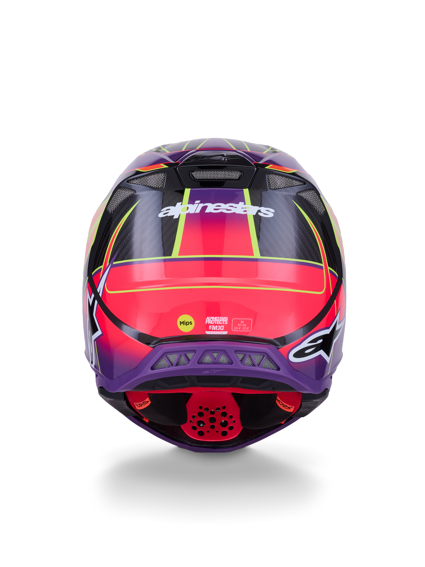 Supertech S M10 Era Helmet Pnk/Violet/Ylw Fluo Glossy Md